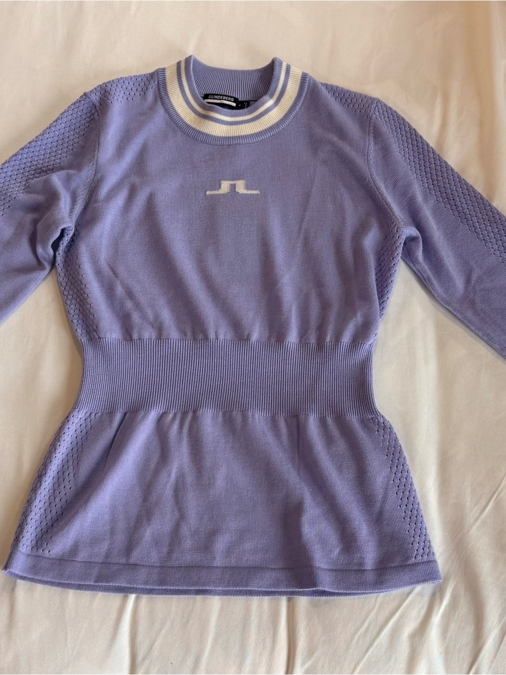 J.Lindeberg Lavender Knit Crew Neck (merino wool) Sweater